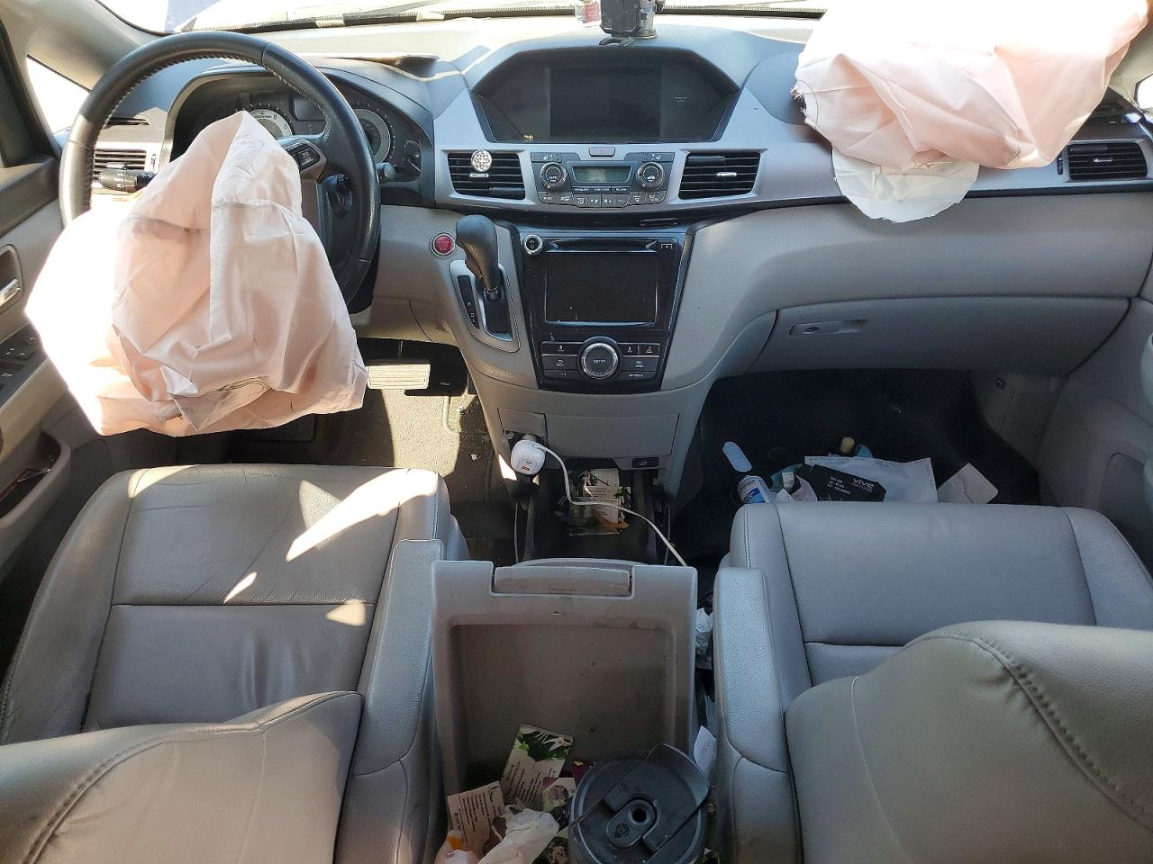 2014 Honda Odyssey Exl Blue vin: 5FNRL5H68EB098255