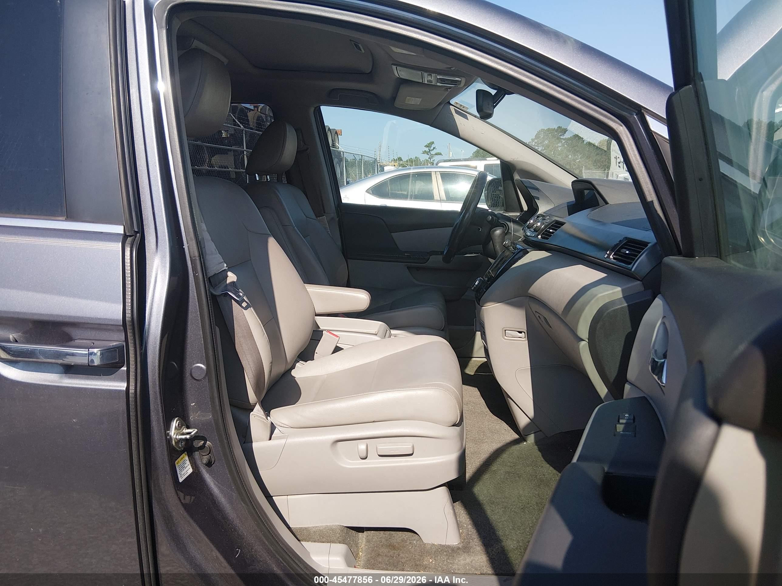 2014 Honda Odyssey Ex-l Gray vin: 5FNRL5H68EB102000