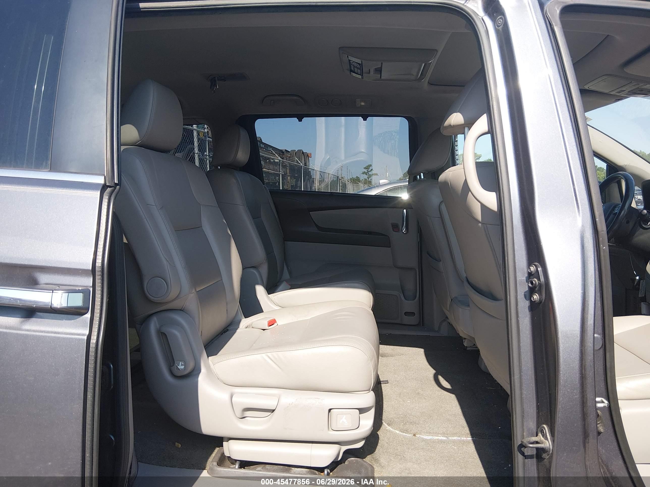 2014 Honda Odyssey Ex-l Gray vin: 5FNRL5H68EB102000