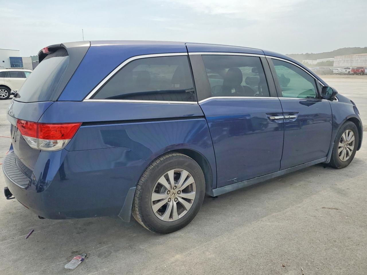2014 Honda Odyssey Exl Blue vin: 5FNRL5H68EB107097