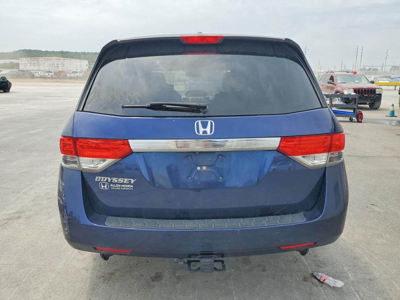 2014 Honda Odyssey Exl Blue vin: 5FNRL5H68EB107097