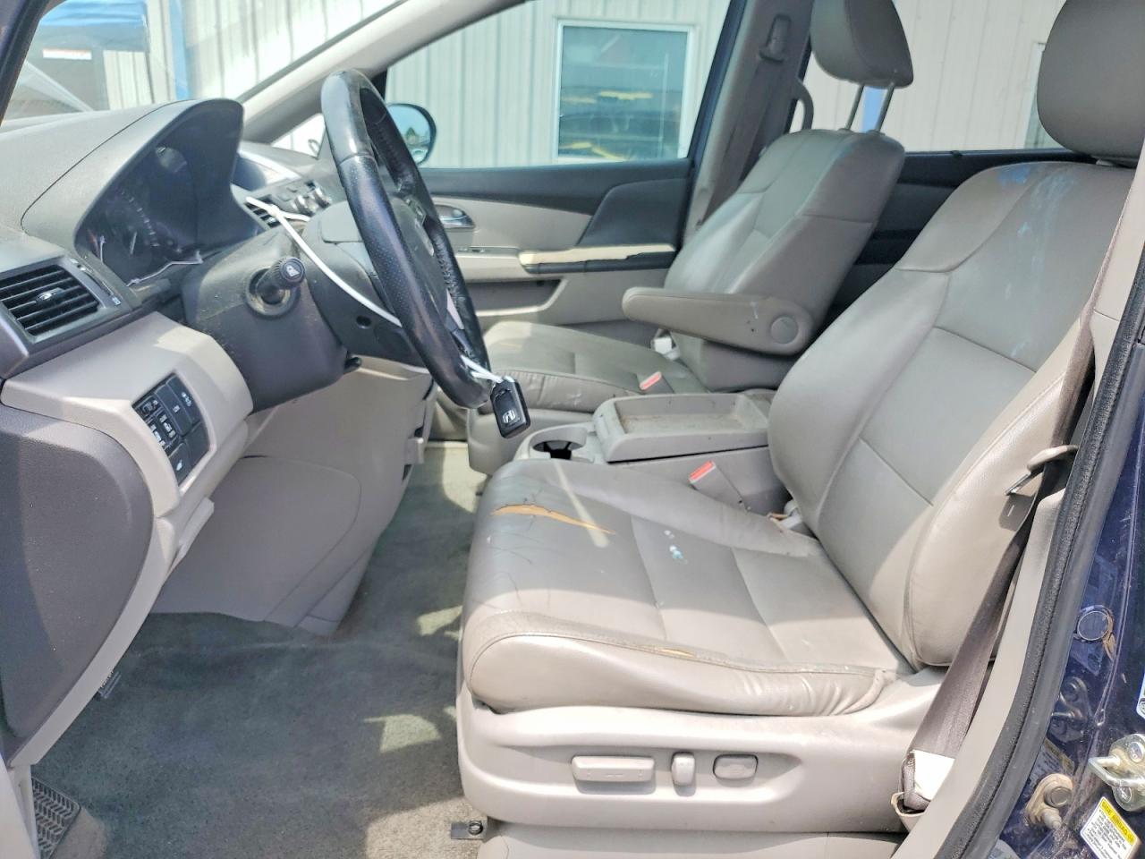 2014 Honda Odyssey Exl Blue vin: 5FNRL5H68EB107097