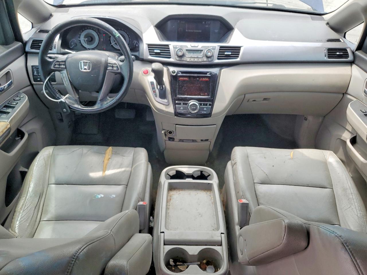 2014 Honda Odyssey Exl Blue vin: 5FNRL5H68EB107097