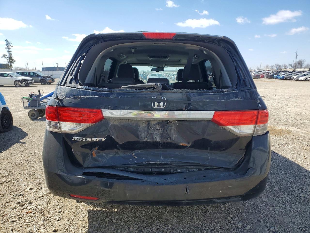 2014 Honda Odyssey Exl Black vin: 5FNRL5H68EB113577