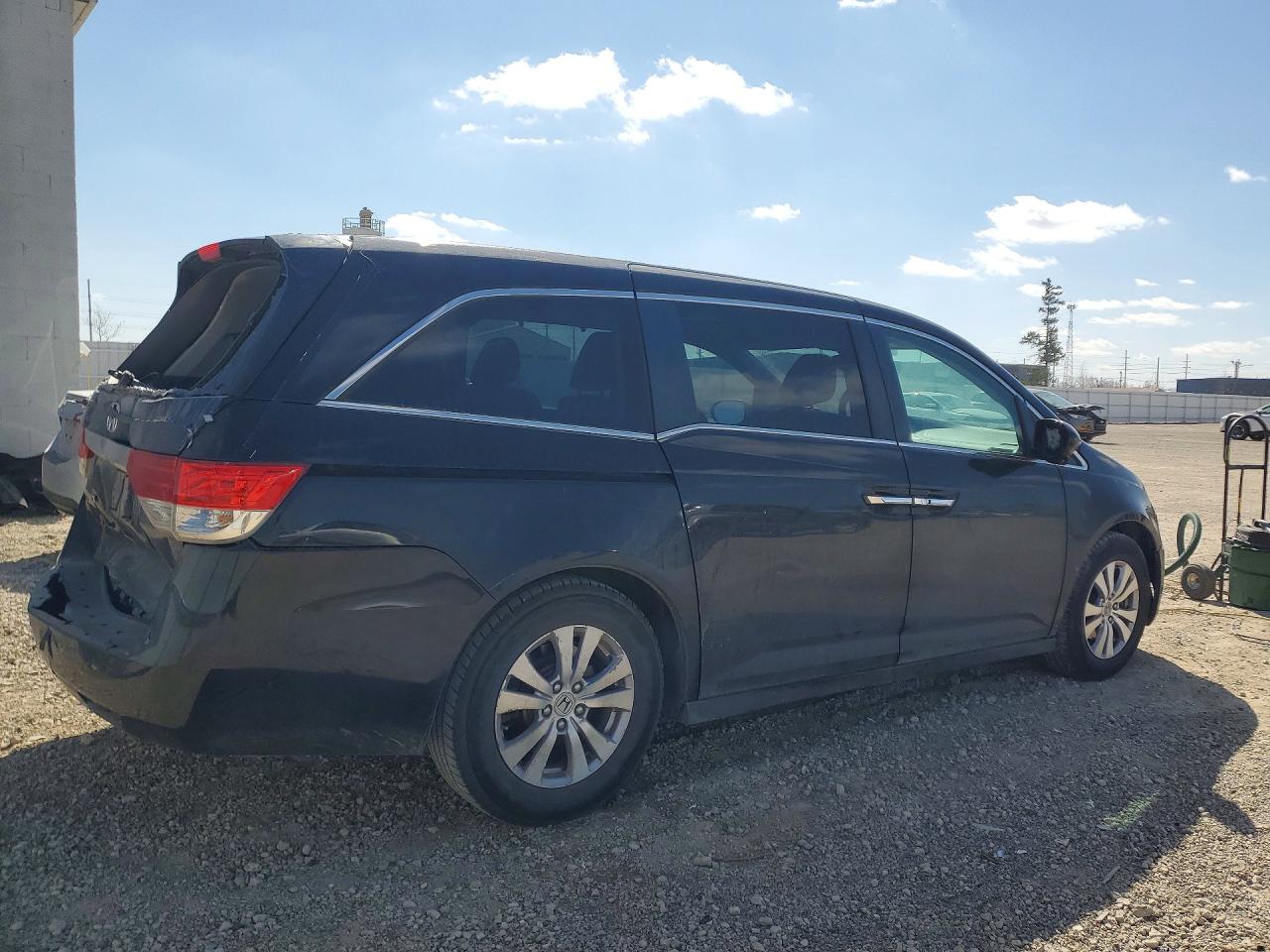 2014 Honda Odyssey Exl Black vin: 5FNRL5H68EB113577