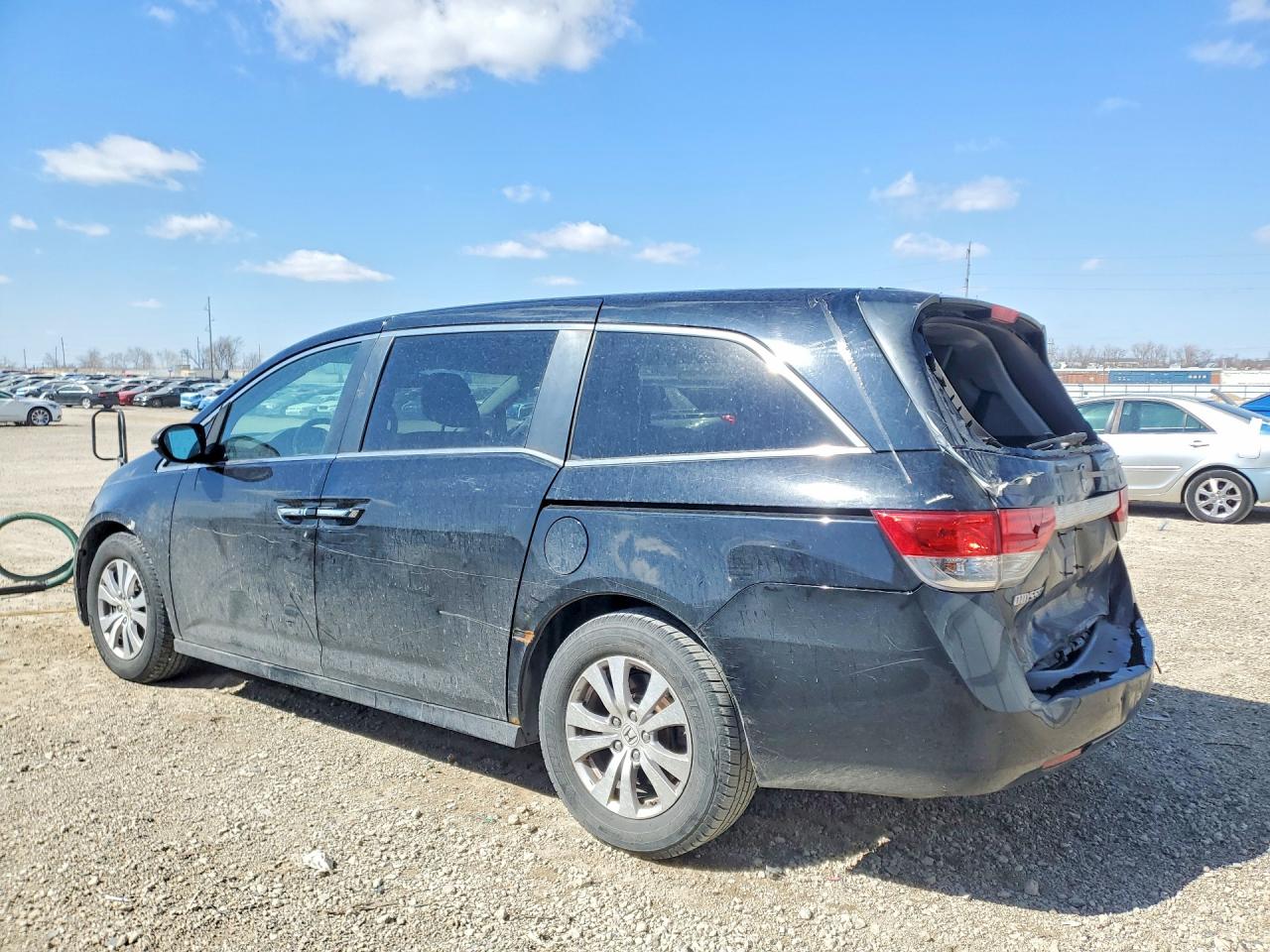 2014 Honda Odyssey Exl Black vin: 5FNRL5H68EB113577