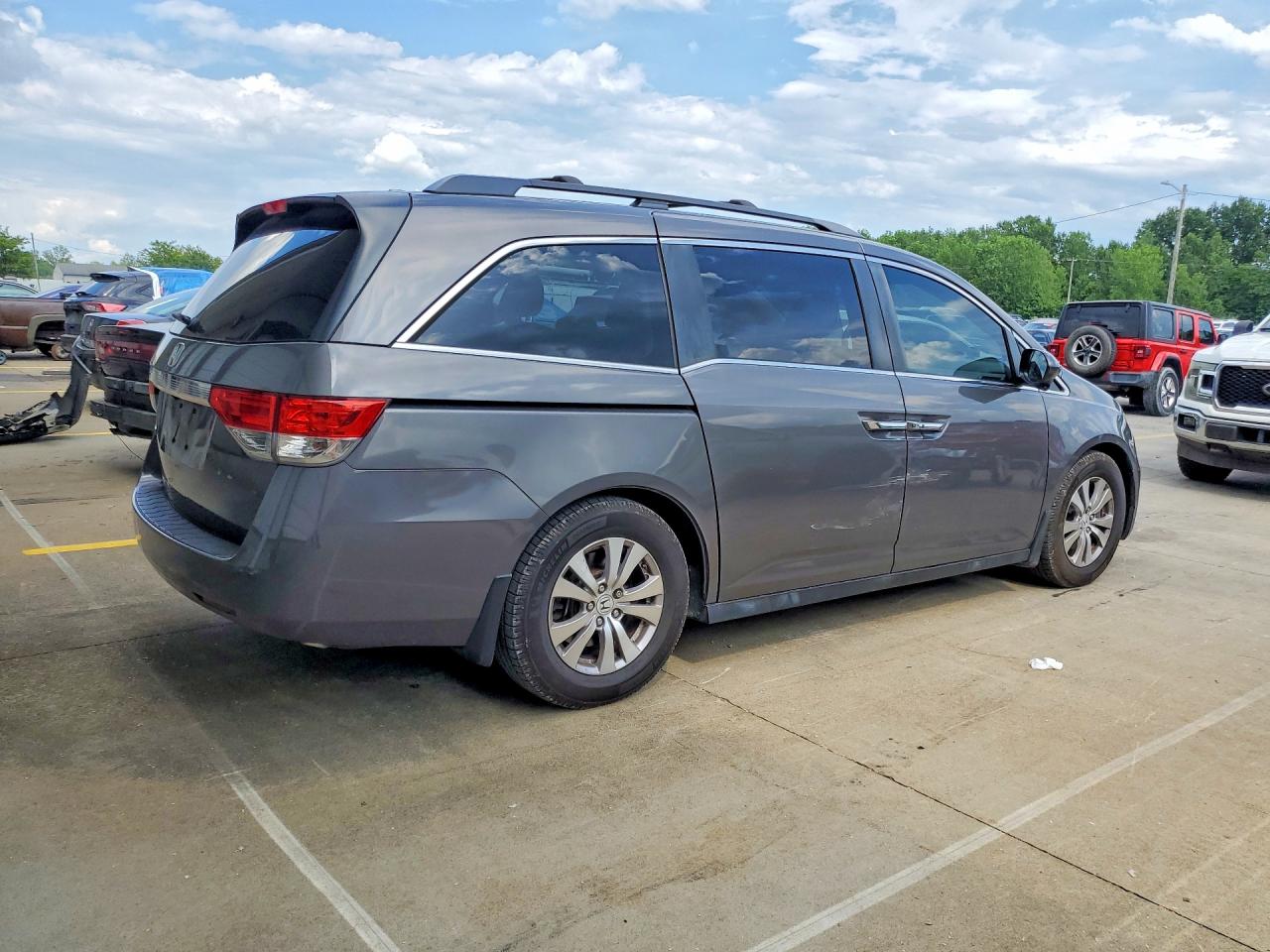 2014 Honda Odyssey Exl Silver vin: 5FNRL5H68EB115846