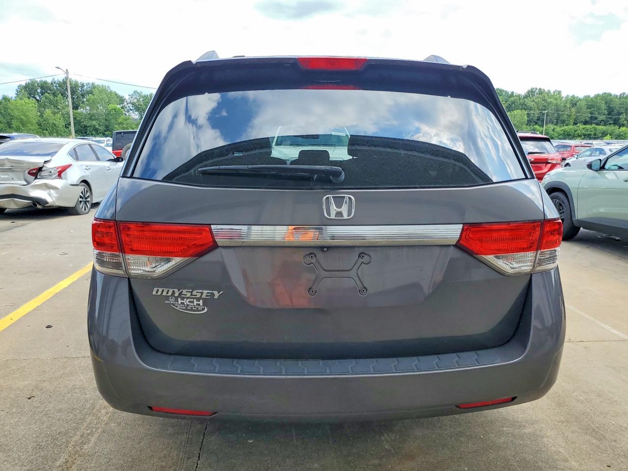 2014 Honda Odyssey Exl Silver vin: 5FNRL5H68EB115846