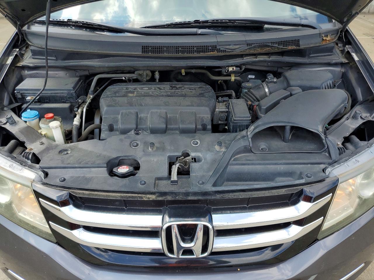 2014 Honda Odyssey Exl Silver vin: 5FNRL5H68EB115846