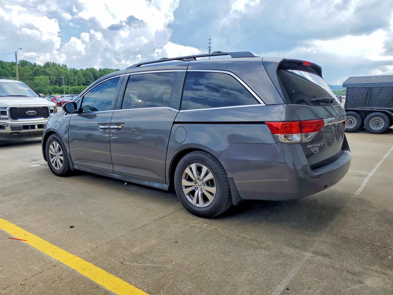 2014 Honda Odyssey Exl Silver vin: 5FNRL5H68EB115846