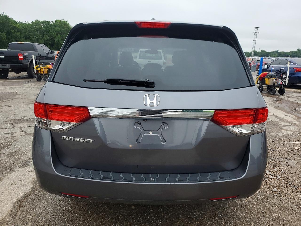 2014 Honda Odyssey Exl Gray vin: 5FNRL5H68EB123462