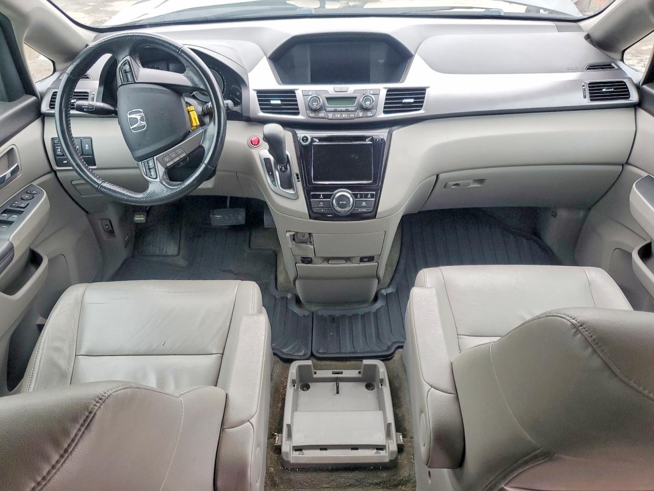 2014 Honda Odyssey Exl Gray vin: 5FNRL5H68EB123462