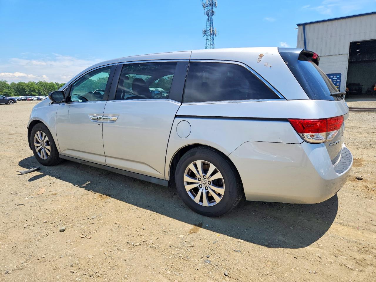 2014 Honda Odyssey Exl Silver vin: 5FNRL5H68EB132596