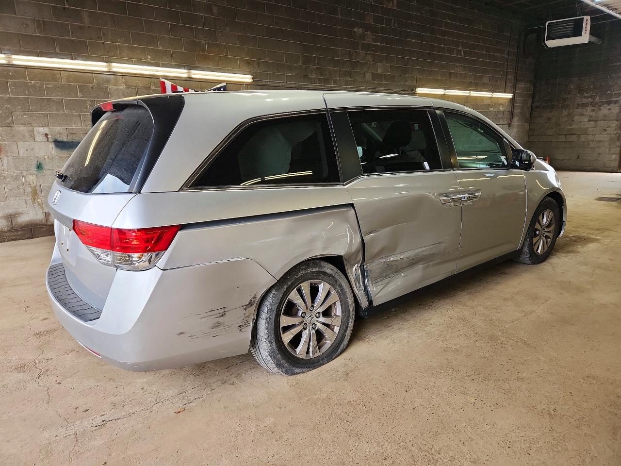 2014 Honda Odyssey Exl Silver vin: 5FNRL5H68EB137474