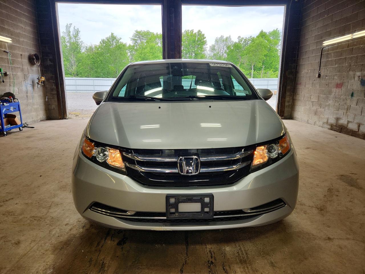 2014 Honda Odyssey Exl Silver vin: 5FNRL5H68EB137474