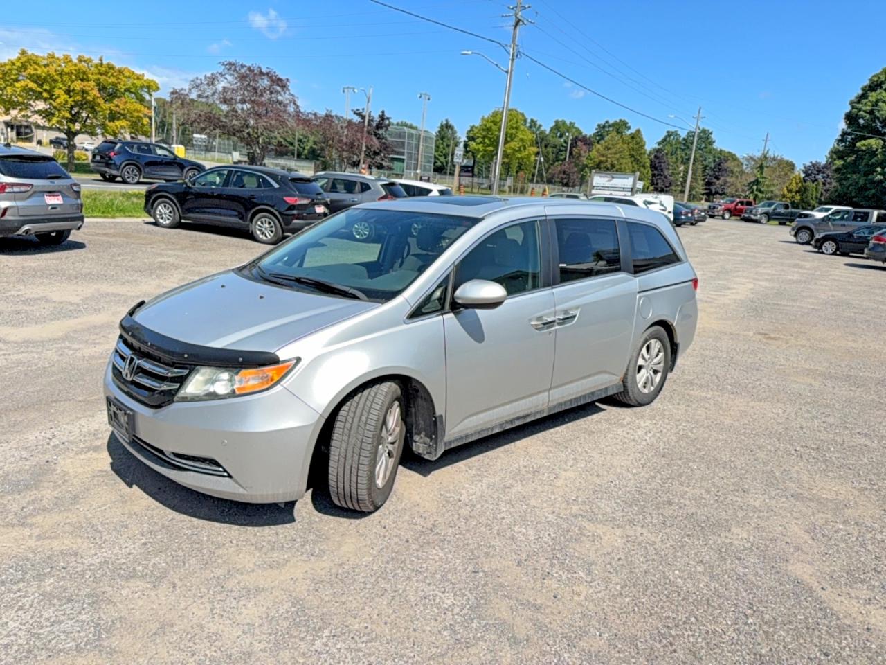 2014 Honda Odyssey Exl Silver vin: 5FNRL5H68EB504440