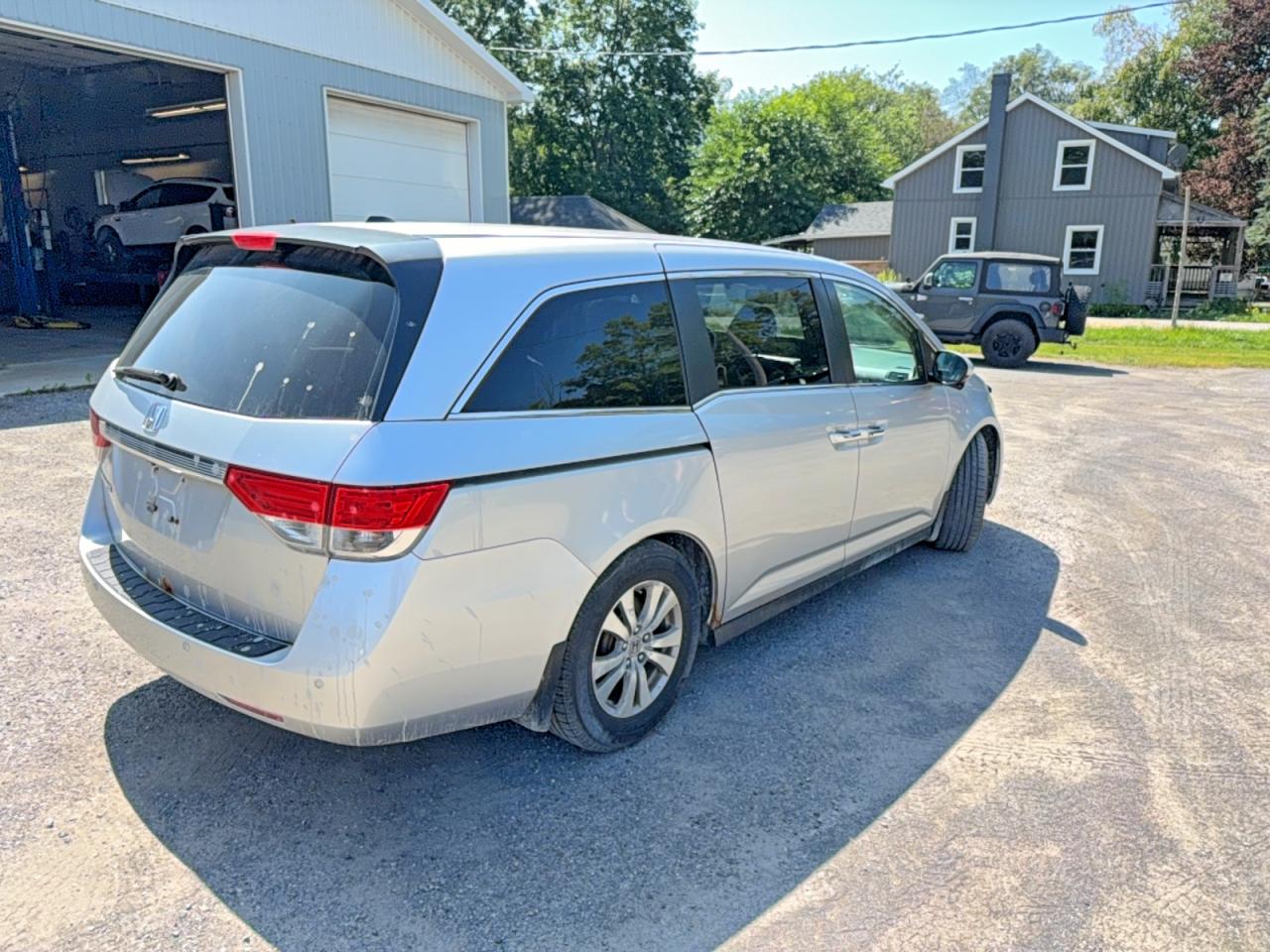 2014 Honda Odyssey Exl Silver vin: 5FNRL5H68EB504440