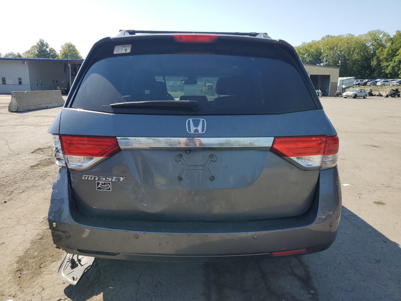 2014 Honda Odyssey Exl Gray vin: 5FNRL5H68EB505183