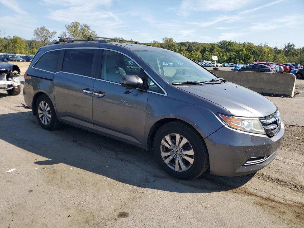 2014 Honda Odyssey Exl Gray vin: 5FNRL5H68EB505183