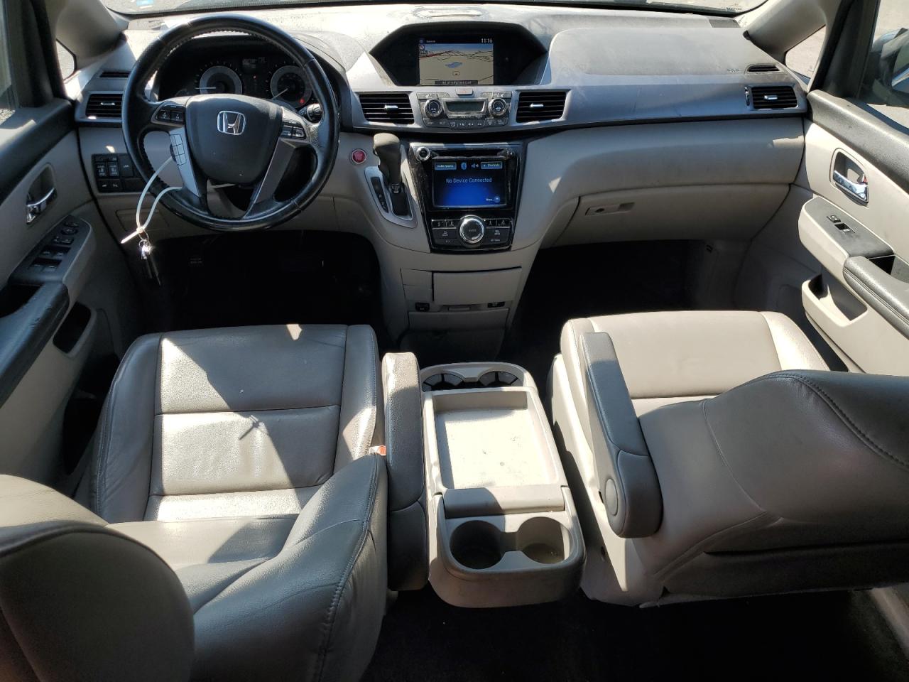 2014 Honda Odyssey Exl Gray vin: 5FNRL5H68EB505183