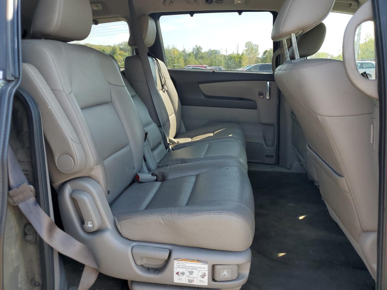 2014 Honda Odyssey Exl Gray vin: 5FNRL5H68EB505183