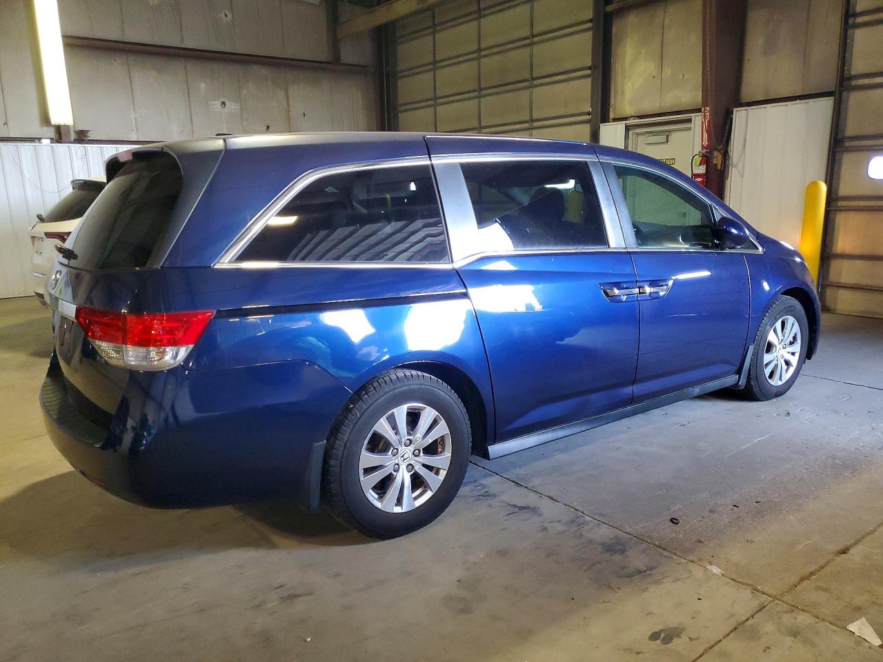2015 Honda Odyssey Exl Синий vin: 5FNRL5H68FB008779