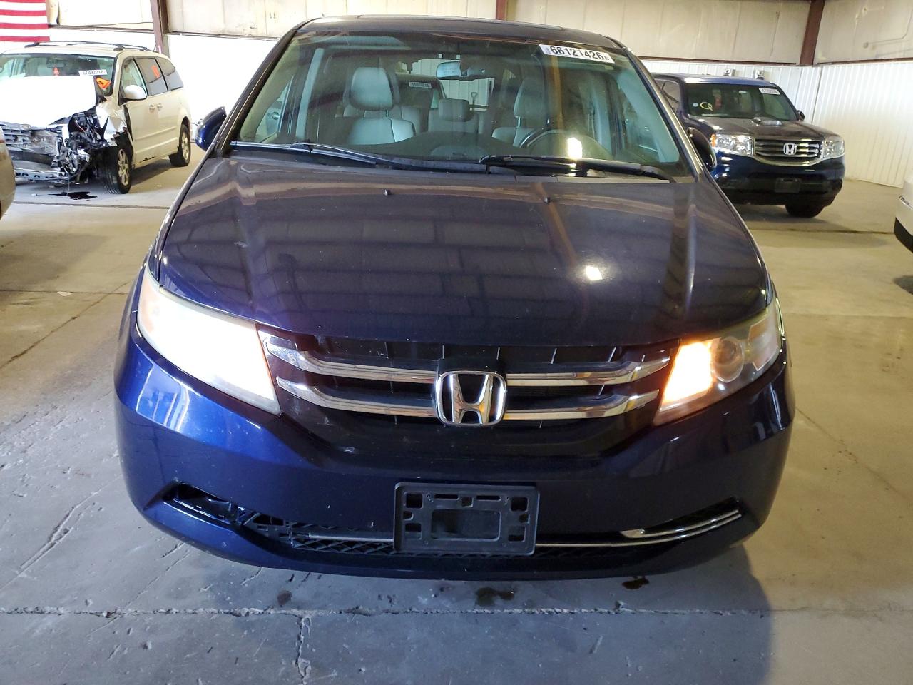 2015 Honda Odyssey Exl Синий vin: 5FNRL5H68FB008779