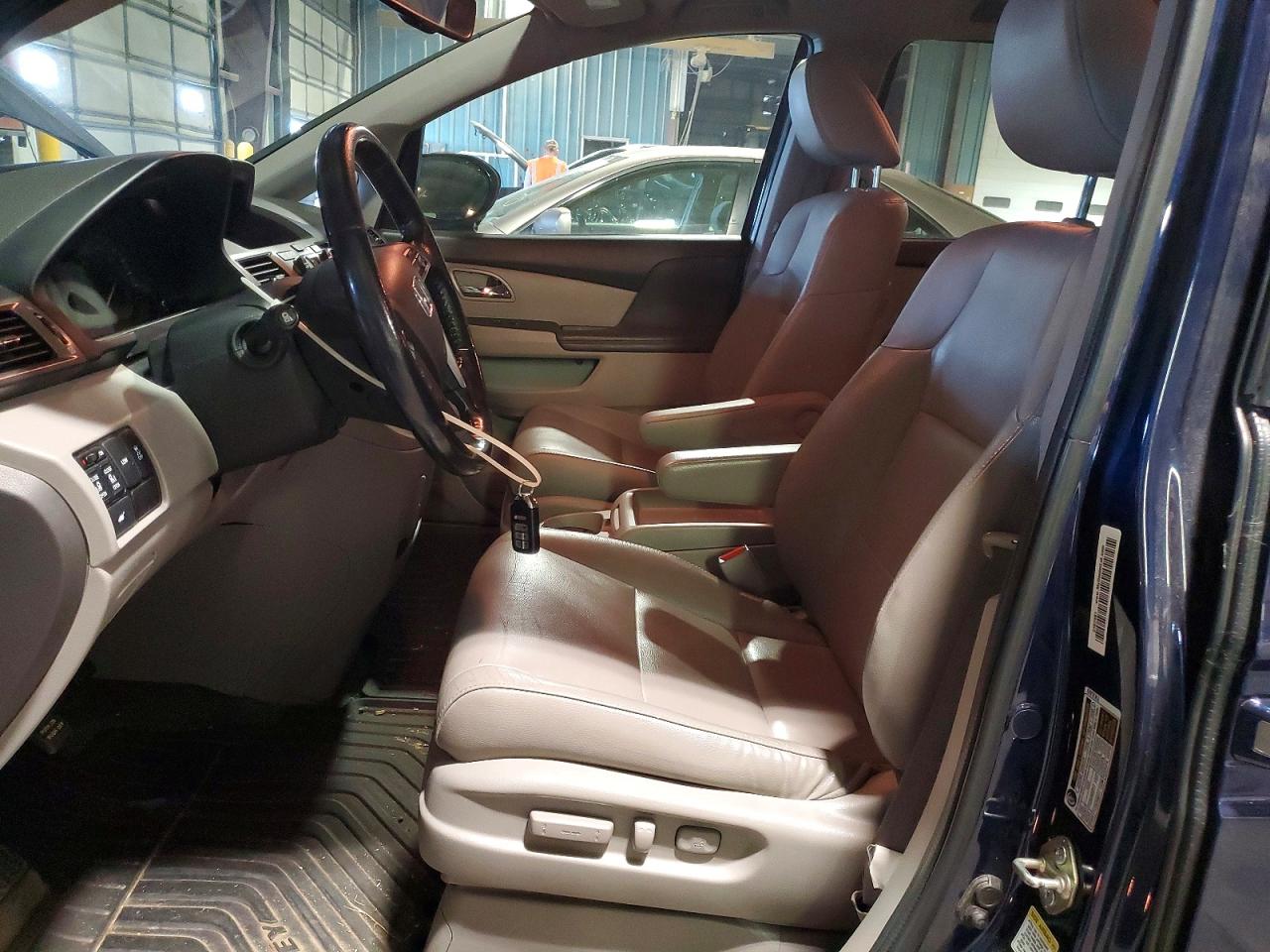 2015 Honda Odyssey Exl Синий vin: 5FNRL5H68FB008779