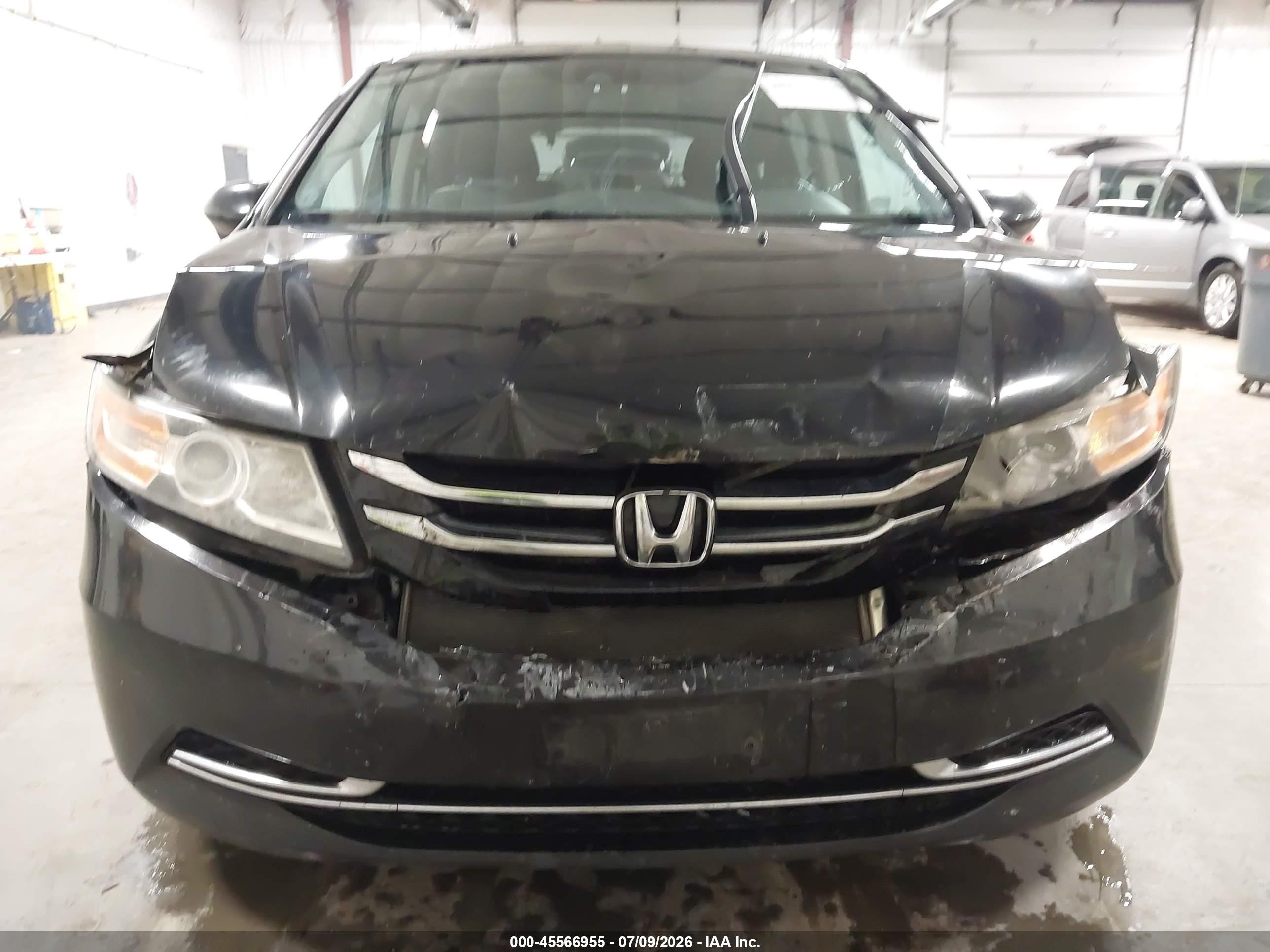 2015 Honda Odyssey Ex-l Black vin: 5FNRL5H68FB011844