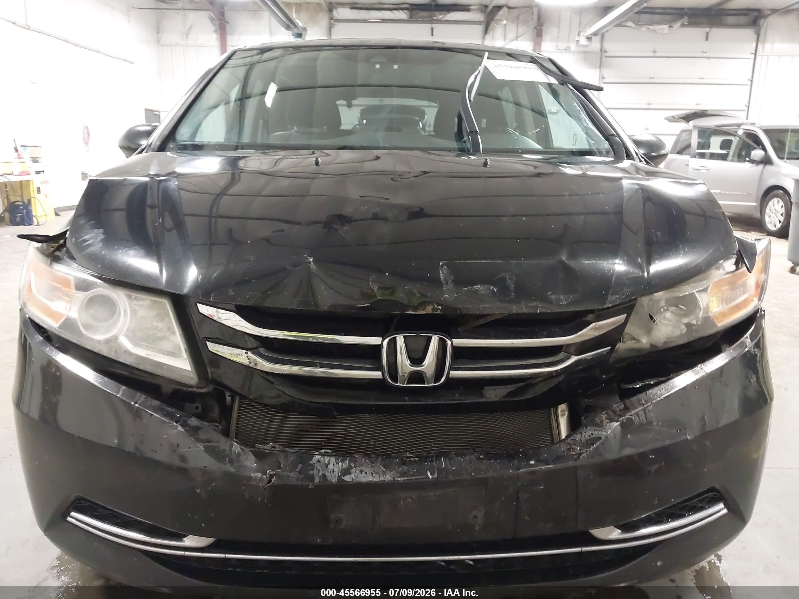 2015 Honda Odyssey Ex-l Black vin: 5FNRL5H68FB011844