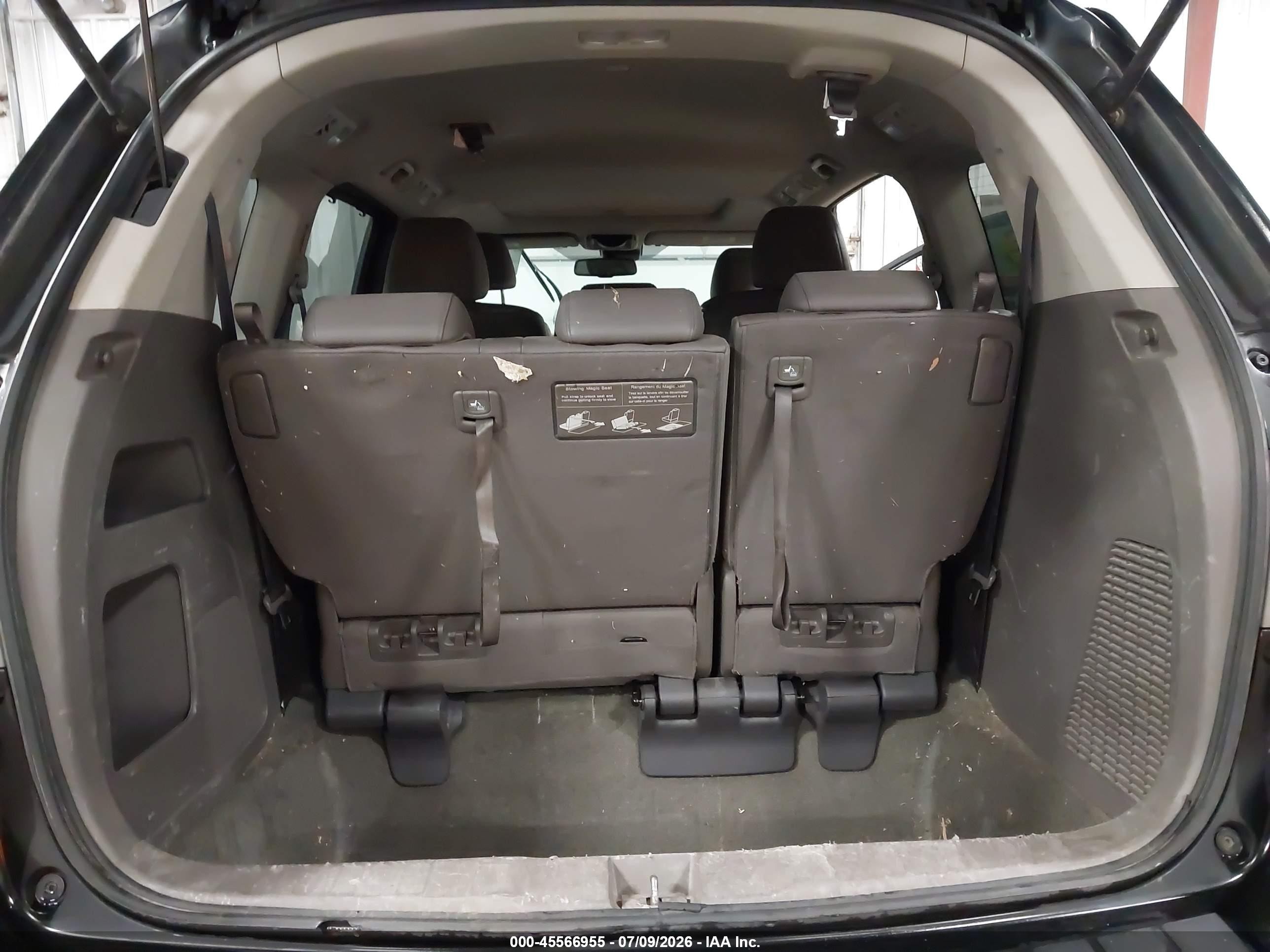 2015 Honda Odyssey Ex-l Black vin: 5FNRL5H68FB011844