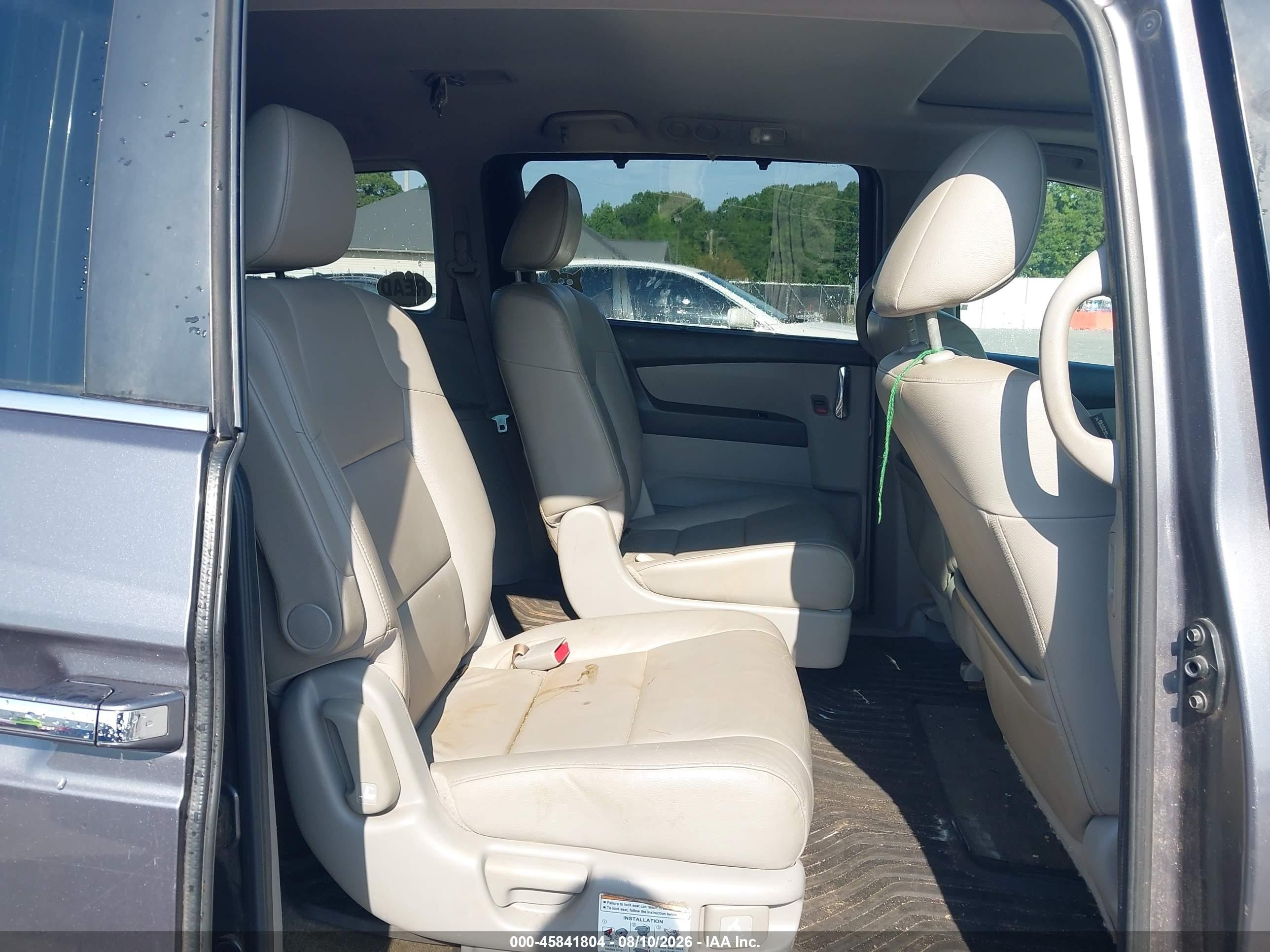 2015 Honda Odyssey Ex-l Gray vin: 5FNRL5H68FB013545