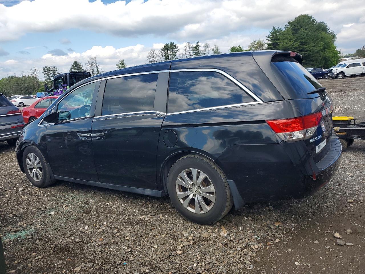 2015 Honda Odyssey Exl Черный vin: 5FNRL5H68FB018986