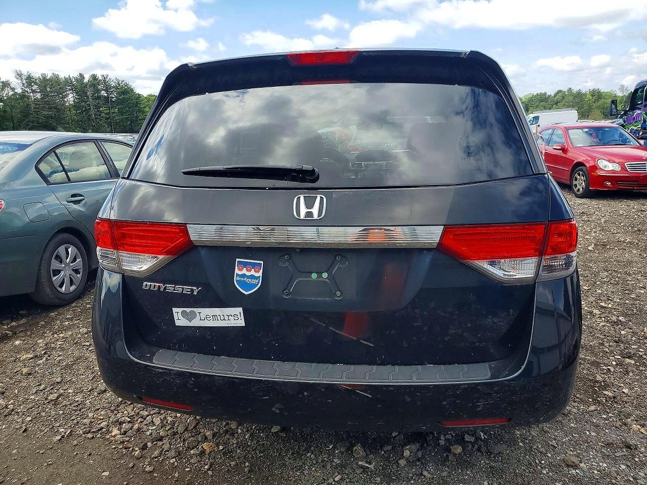 2015 Honda Odyssey Exl Черный vin: 5FNRL5H68FB018986