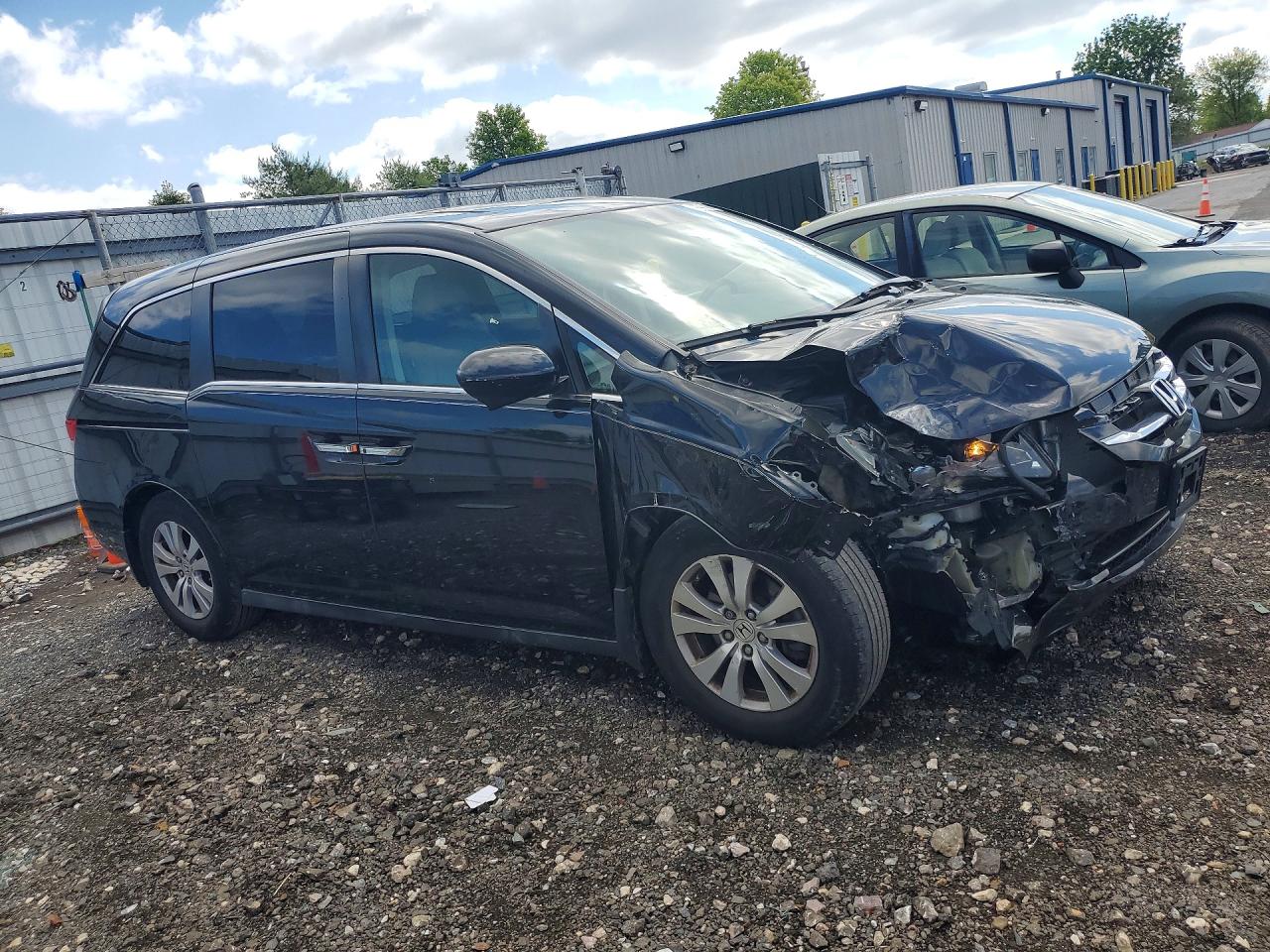 2015 Honda Odyssey Exl Черный vin: 5FNRL5H68FB018986