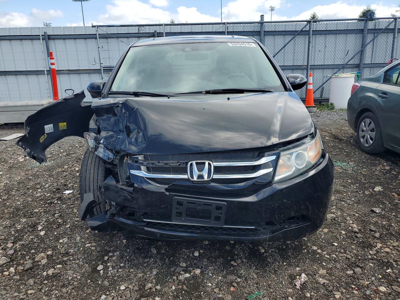 2015 Honda Odyssey Exl Черный vin: 5FNRL5H68FB018986