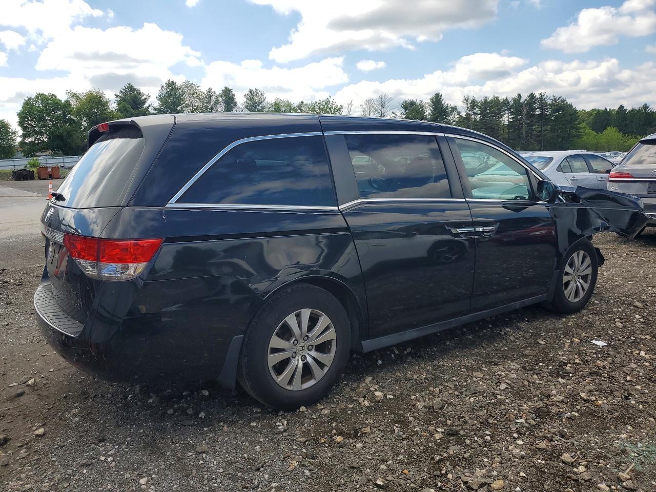 2015 Honda Odyssey Exl Черный vin: 5FNRL5H68FB018986