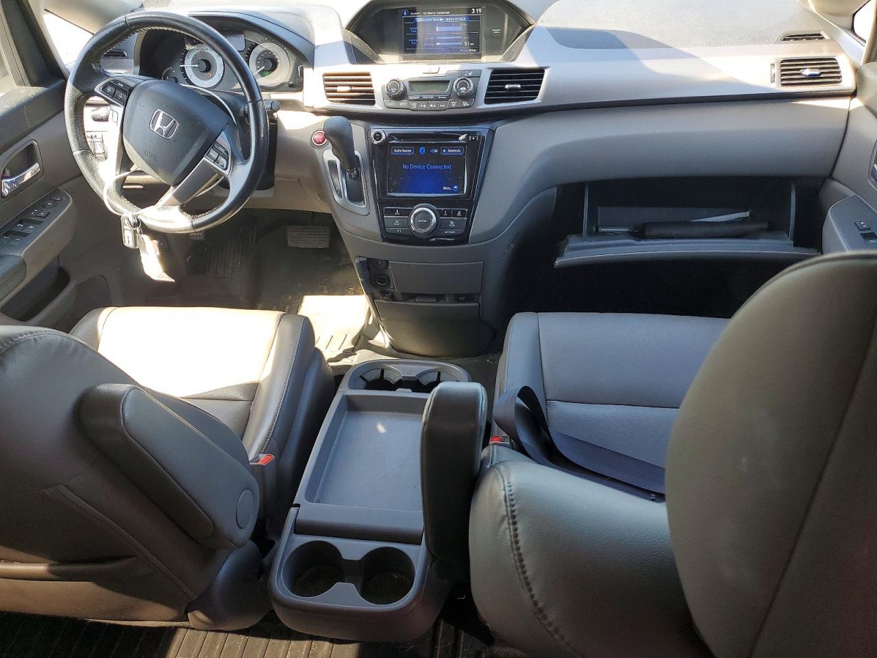 2015 Honda Odyssey Exl White vin: 5FNRL5H68FB021161