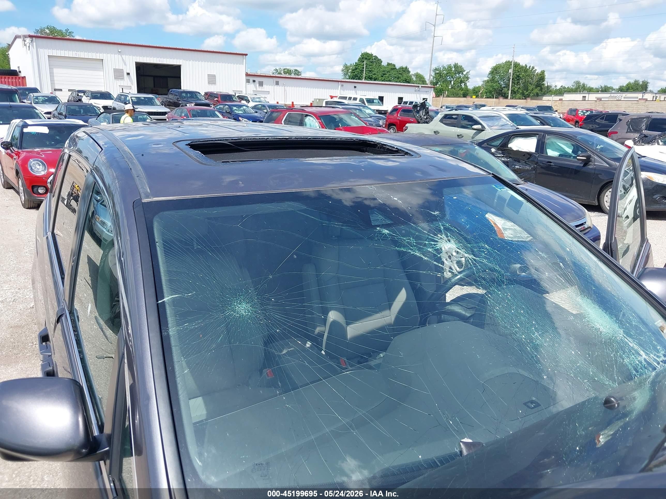 2015 Honda Odyssey Ex-l Gray vin: 5FNRL5H68FB025761