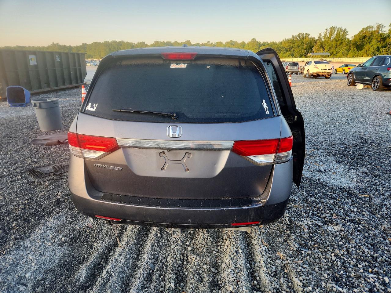 2015 Honda Odyssey Exl Gray vin: 5FNRL5H68FB031205