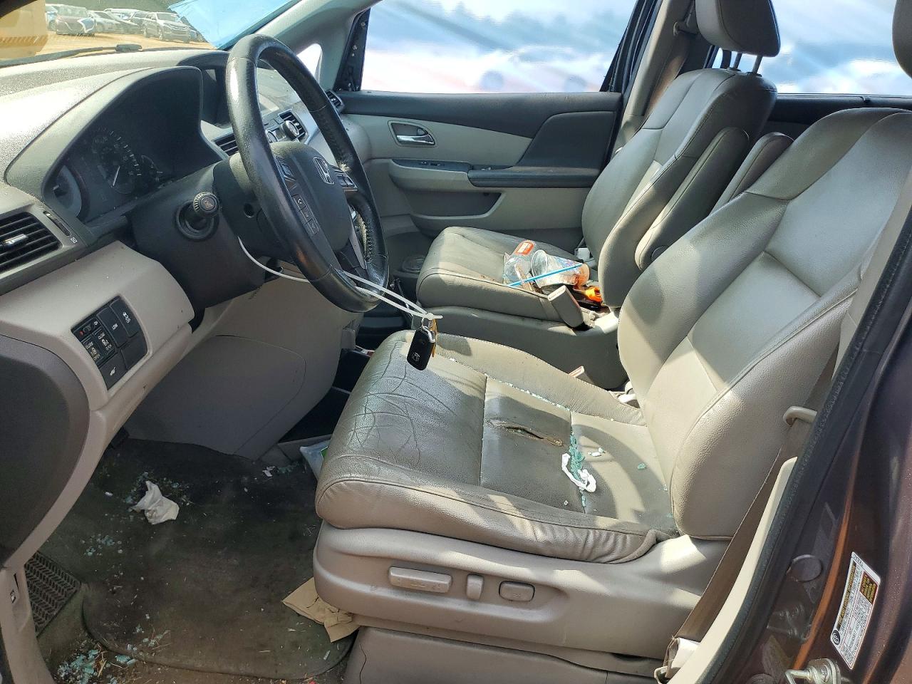 2015 Honda Odyssey Exl Gray vin: 5FNRL5H68FB034587
