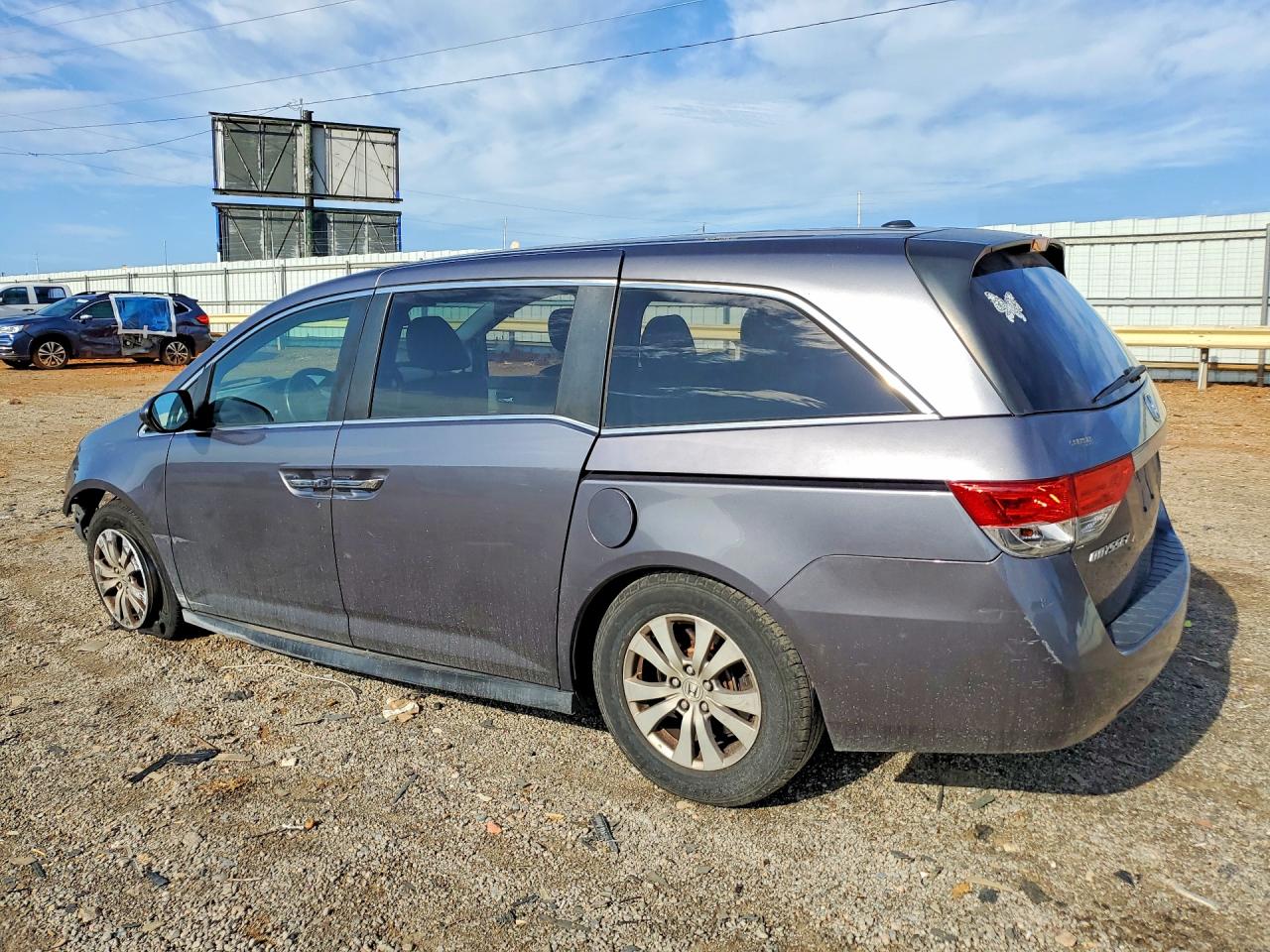 2015 Honda Odyssey Exl Gray vin: 5FNRL5H68FB034587