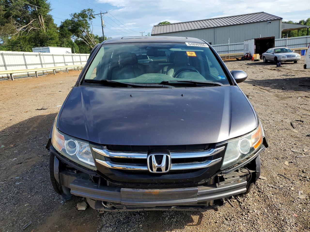 2015 Honda Odyssey Exl Gray vin: 5FNRL5H68FB034587