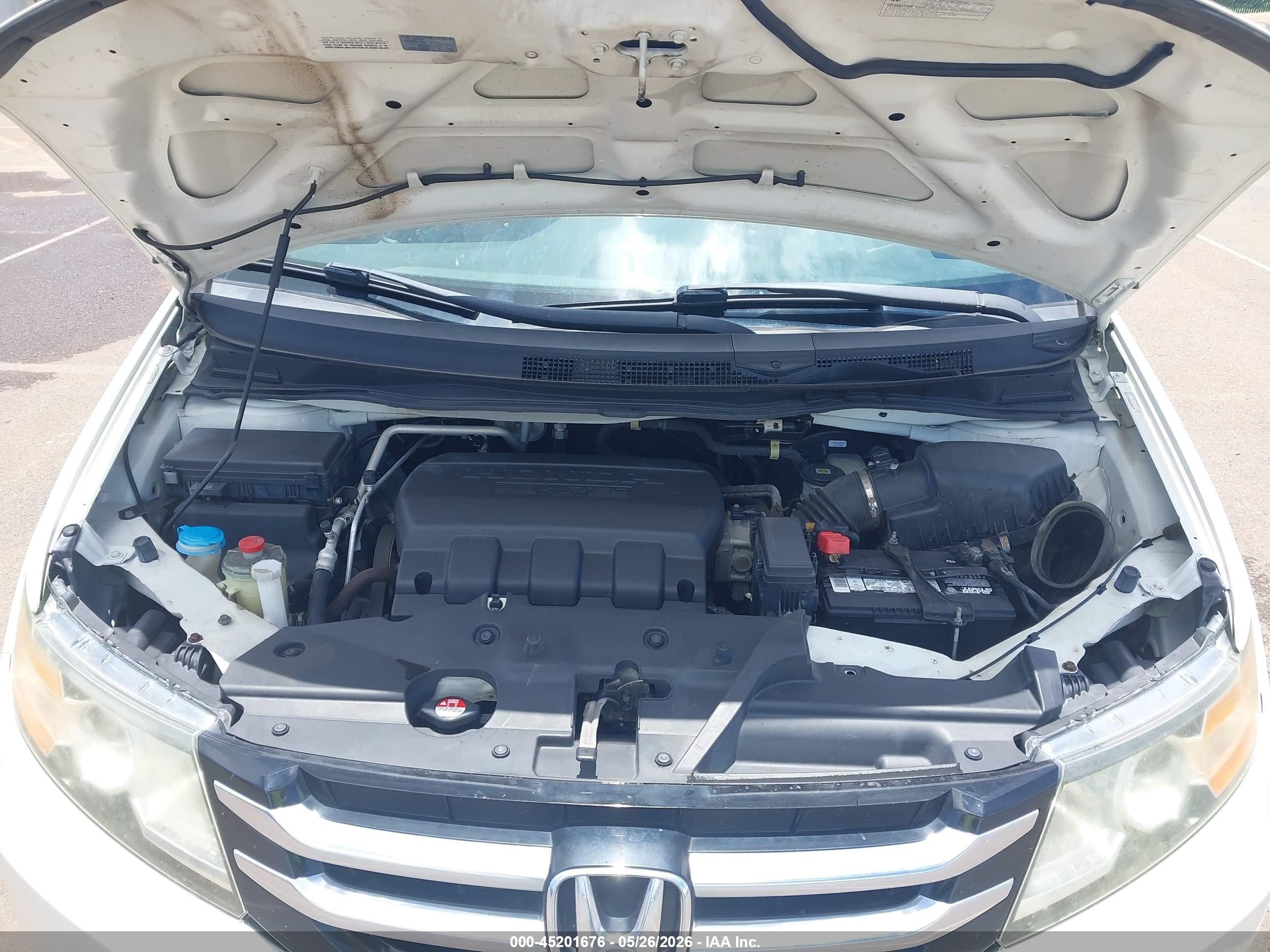 2015 Honda Odyssey Ex-l White vin: 5FNRL5H68FB036288