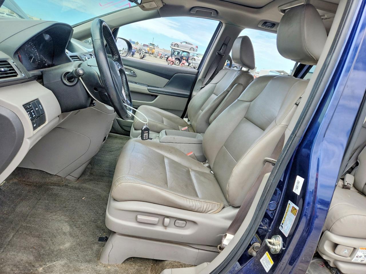 2015 Honda Odyssey Exl Blue vin: 5FNRL5H68FB040826