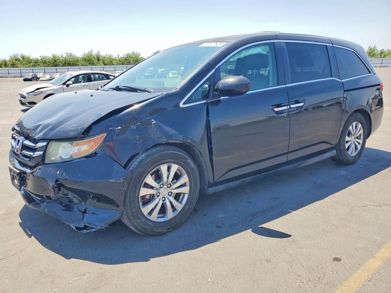 2015 Honda Odyssey Exl Black vin: 5FNRL5H68FB047565