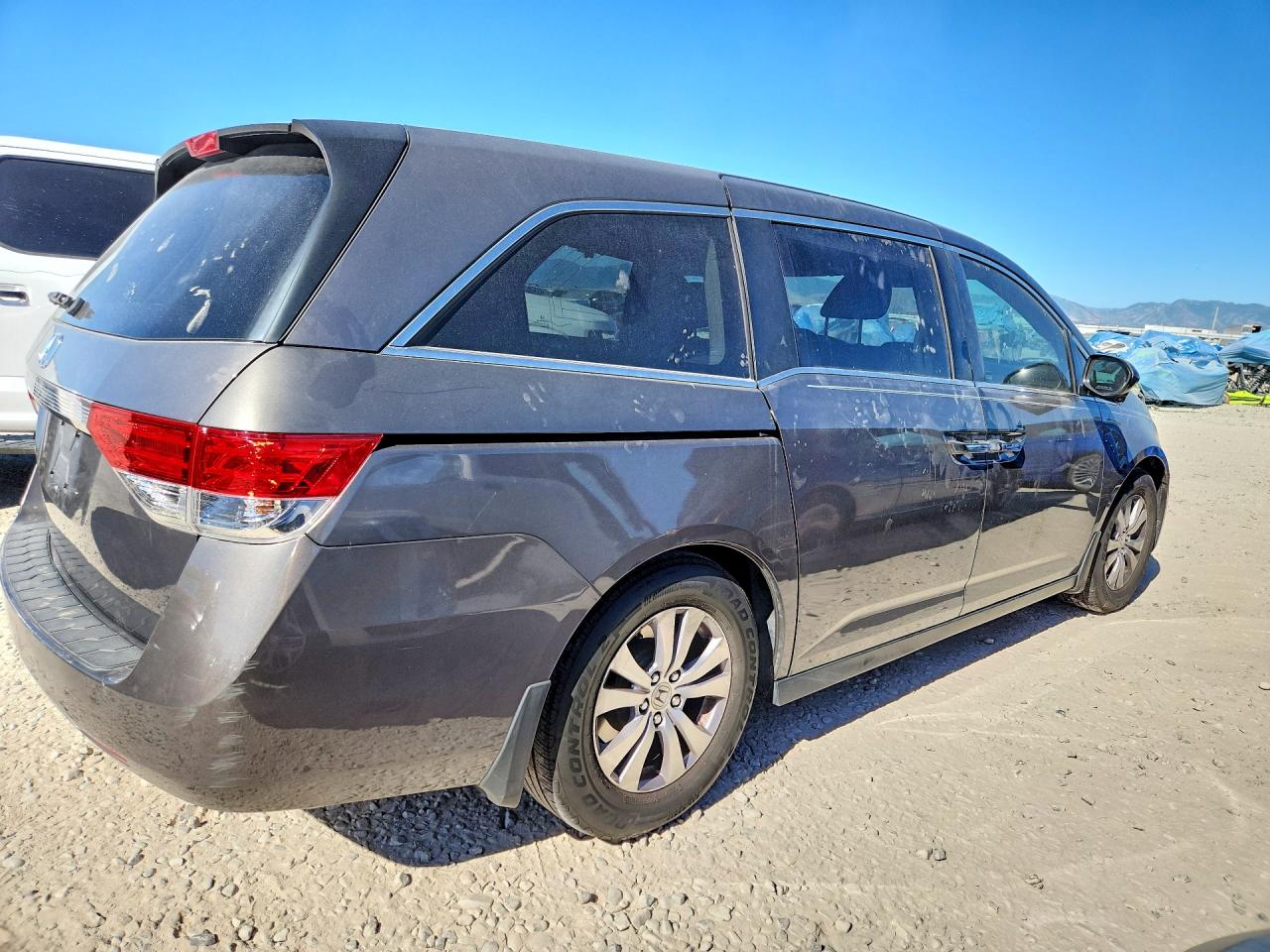 2015 Honda Odyssey Exl Gray vin: 5FNRL5H68FB069520