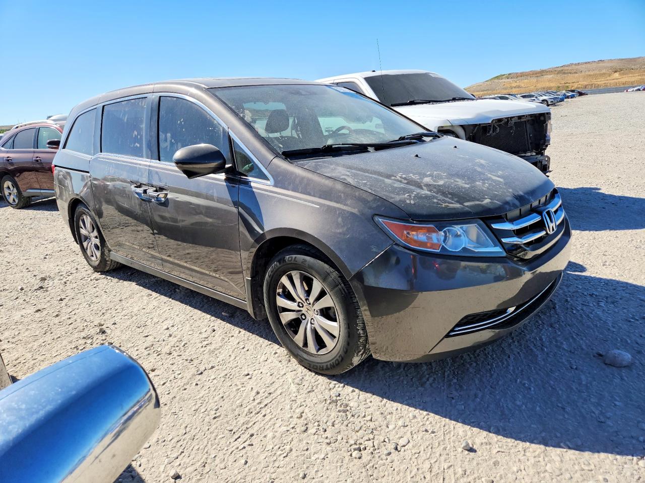 2015 Honda Odyssey Exl Gray vin: 5FNRL5H68FB069520