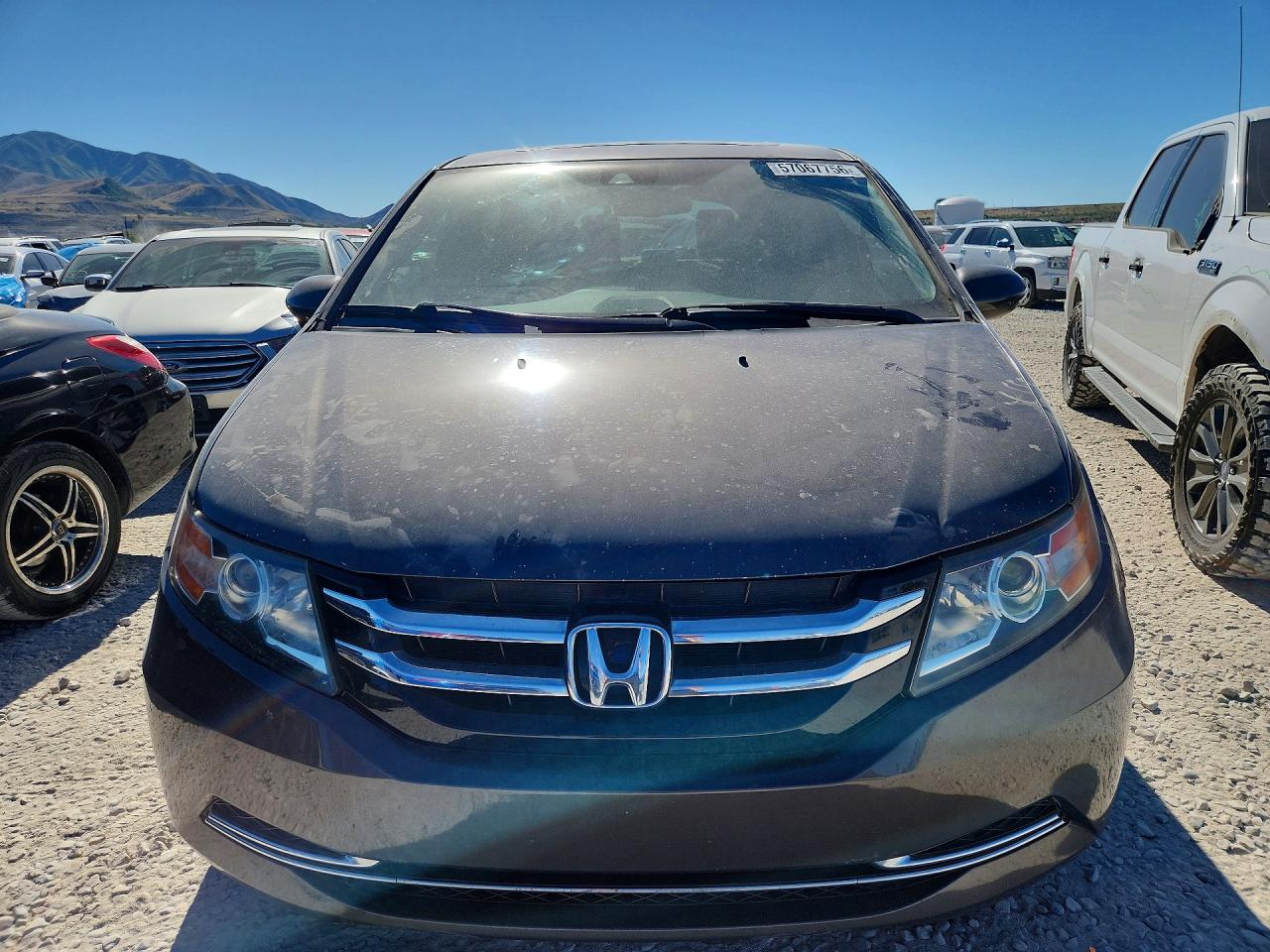 2015 Honda Odyssey Exl Gray vin: 5FNRL5H68FB069520