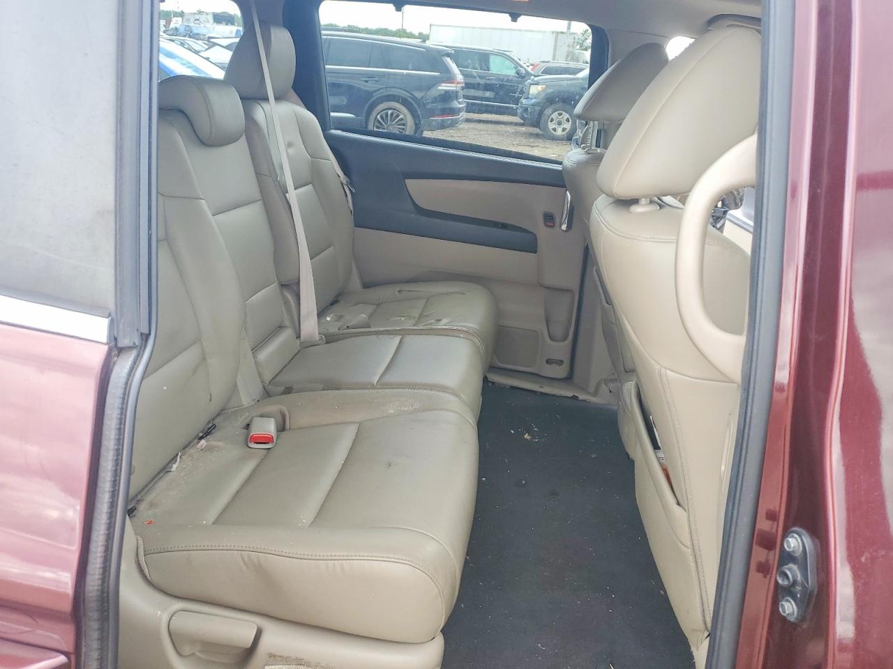 2015 Honda Odyssey Exl Maroon vin: 5FNRL5H68FB081487